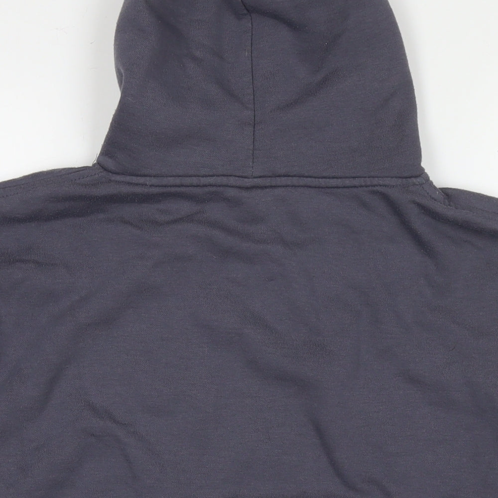 Safon Mens Grey Cotton Pullover Hoodie Size S - Madrid