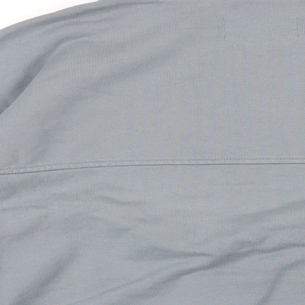 Everlane Womens Blue Cotton Pullover Sweatshirt Size M Zip