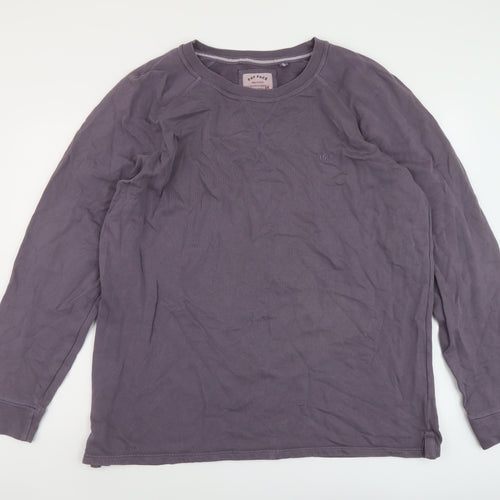 Fat Face Mens Purple Cotton Pullover Sweatshirt Size XL