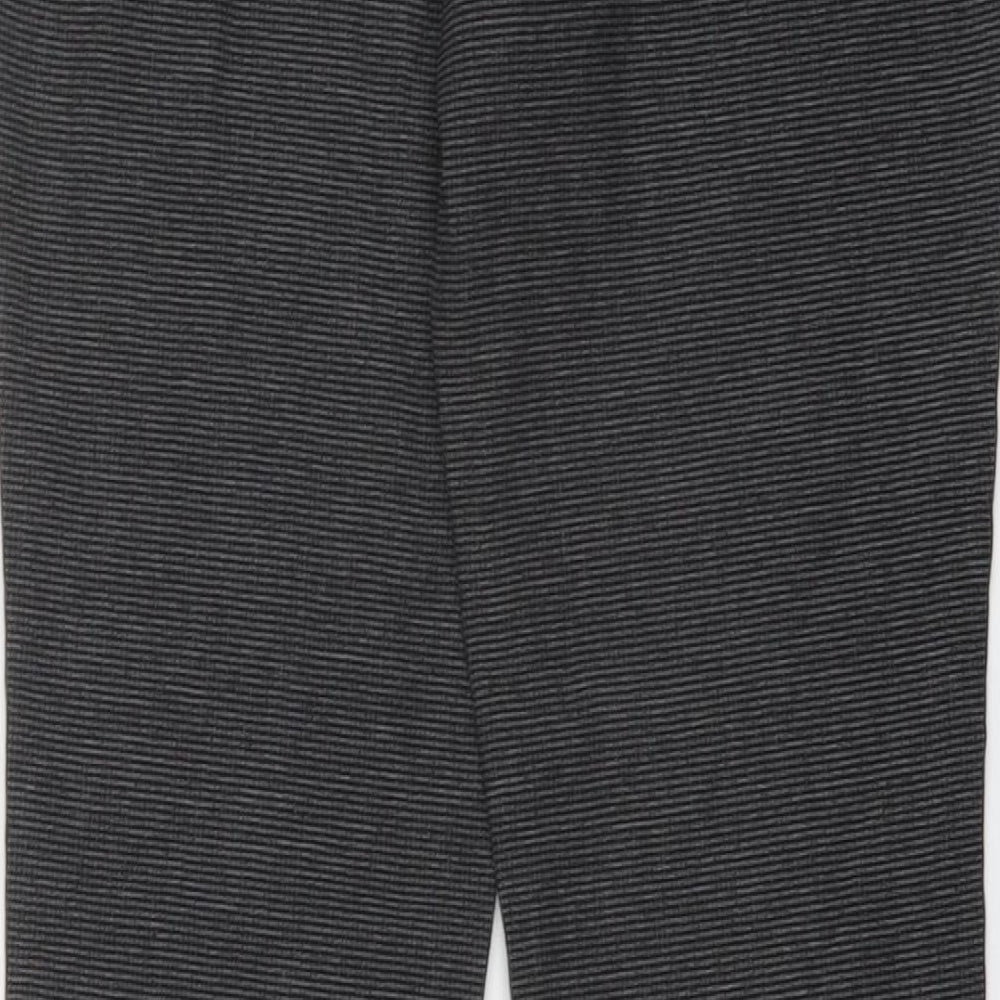 EDC Womens Grey Viscose Trousers Size 10 L31 in Regular Snap