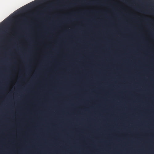 Bench Mens Blue Cotton Full Zip Sweatshirt Size XL