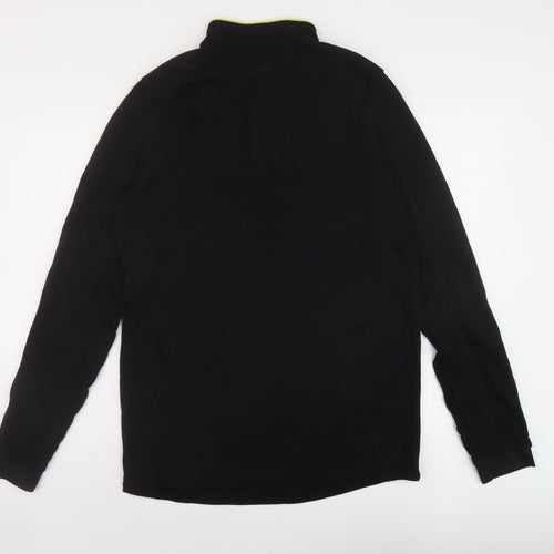 DECATHLON Mens Black Polyester Pullover Sweatshirt Size XL