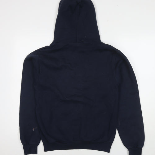 Champion Mens Blue Cotton Pullover Hoodie Size S - DUKE