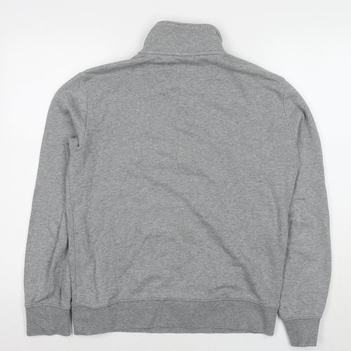 Marks and Spencer Mens Grey Cotton Pullover Sweatshirt Size S