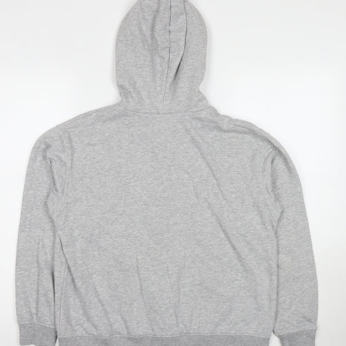 Divided by H&M Mens Grey Cotton Full Zip Hoodie Size S