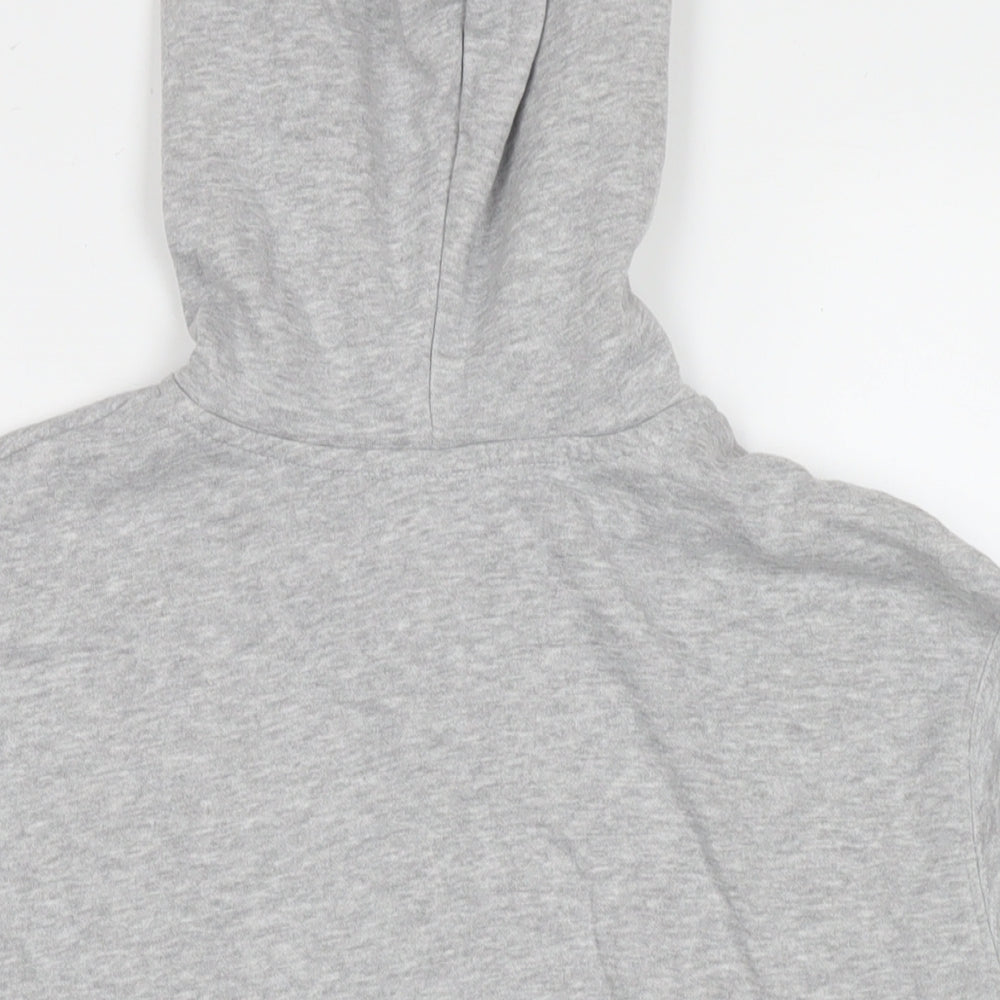 Divided by H&M Mens Grey Cotton Full Zip Hoodie Size S