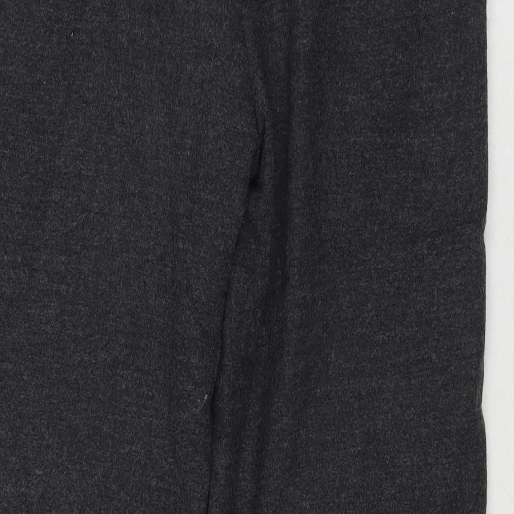 Betty Barclay Womens Grey Wool Trousers Size 10 L25 in Regular Zip