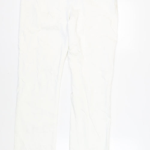 NYDJ Womens White Cotton Skinny Jeans Size 16 L30 in Regular Zip