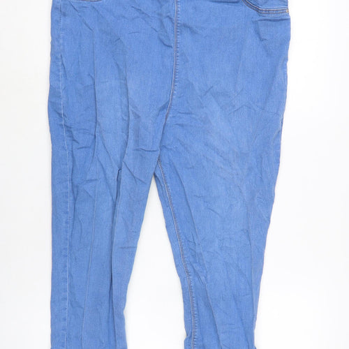 Matalan Womens Blue Cotton Blend Jegging Jeans Size 20 L20 in Regular