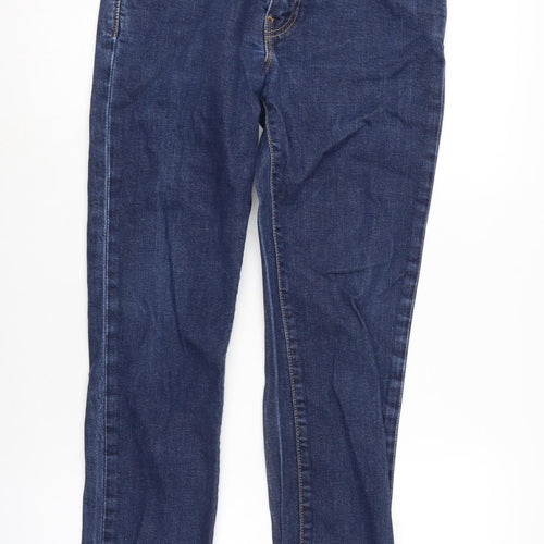 Levis Mens Blue Cotton Blend Straight Jeans Size 36 in L27 in Regular Zip