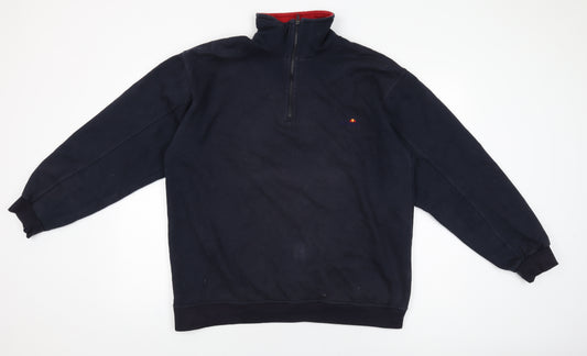 ellesse Mens Blue Cotton Pullover Sweatshirt Size XL