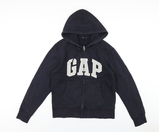 Gap Mens Blue Cotton Full Zip Hoodie Size XS