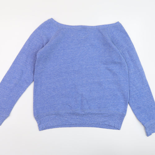 Hari & The Gang Womens Blue Cotton Pullover Sweatshirt Size M Pullover