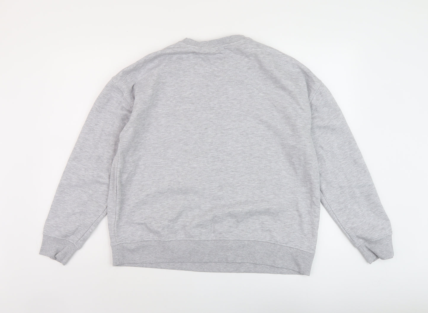 Disney Womens Grey Cotton Pullover Sweatshirt Size 12 Pullover