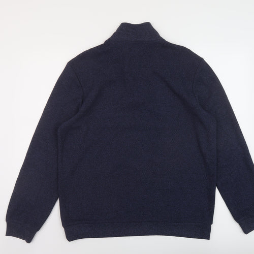 NEXT Mens Blue Polyester Pullover Sweatshirt Size L