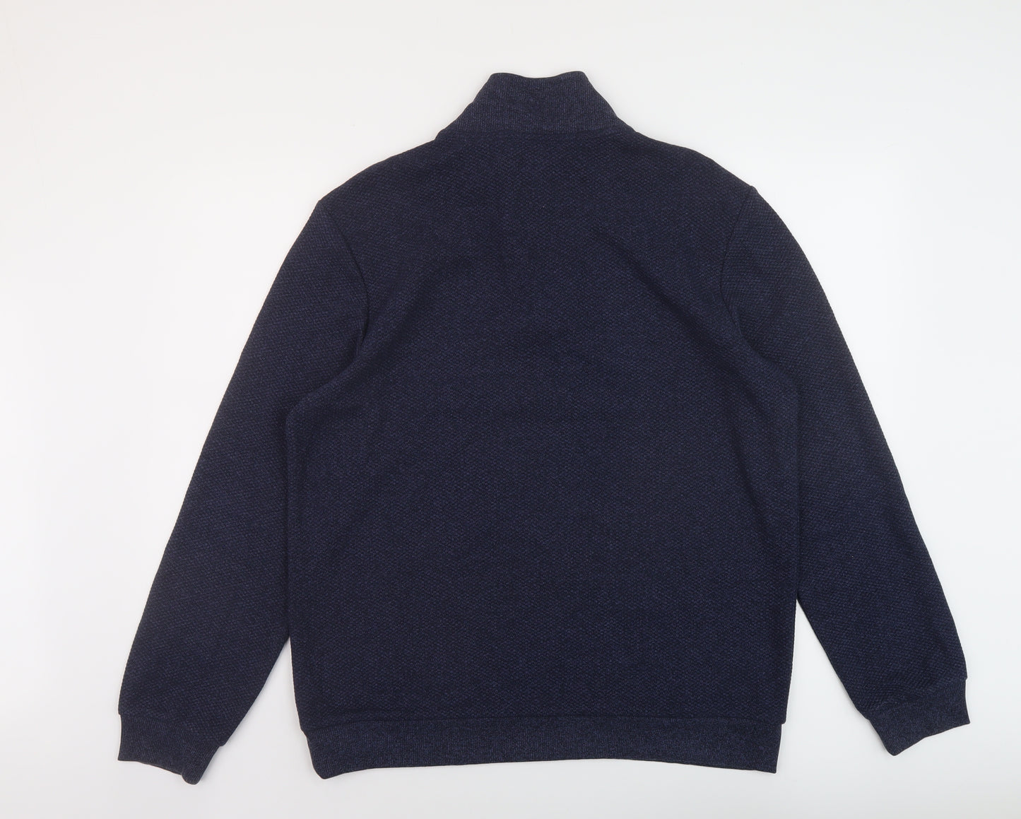 NEXT Mens Blue Polyester Pullover Sweatshirt Size L