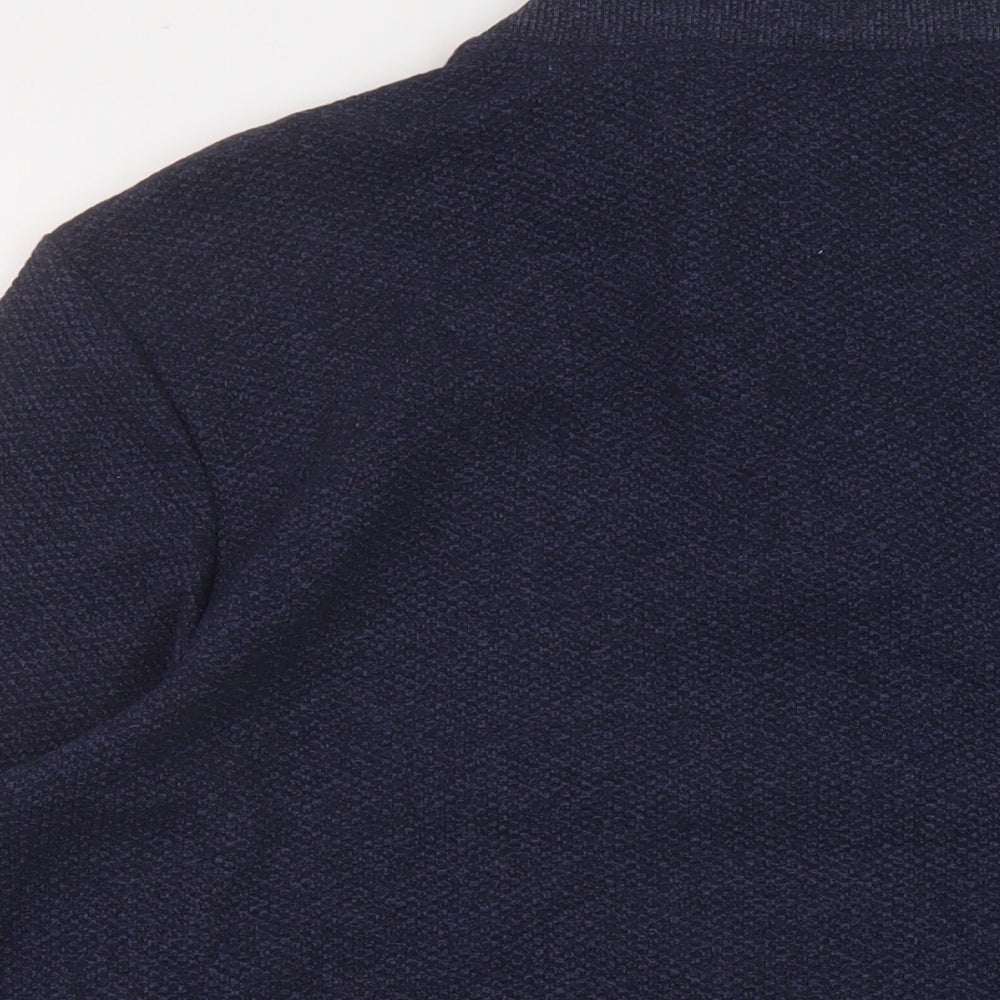 NEXT Mens Blue Polyester Pullover Sweatshirt Size L