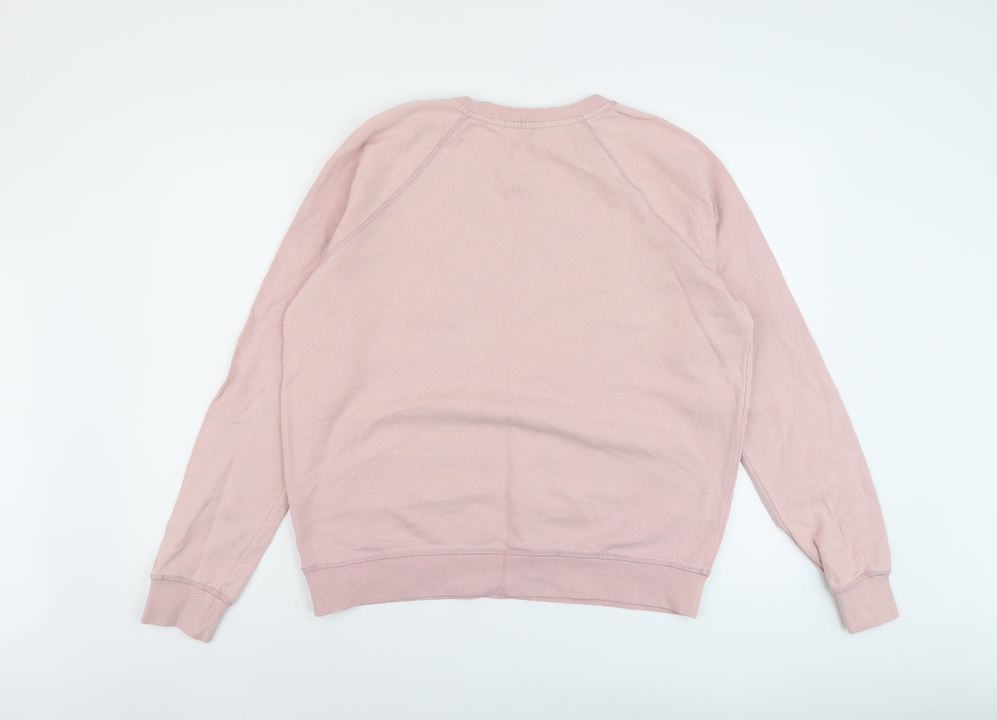 NEXT Womens Pink Cotton Pullover Sweatshirt Size M Pullover