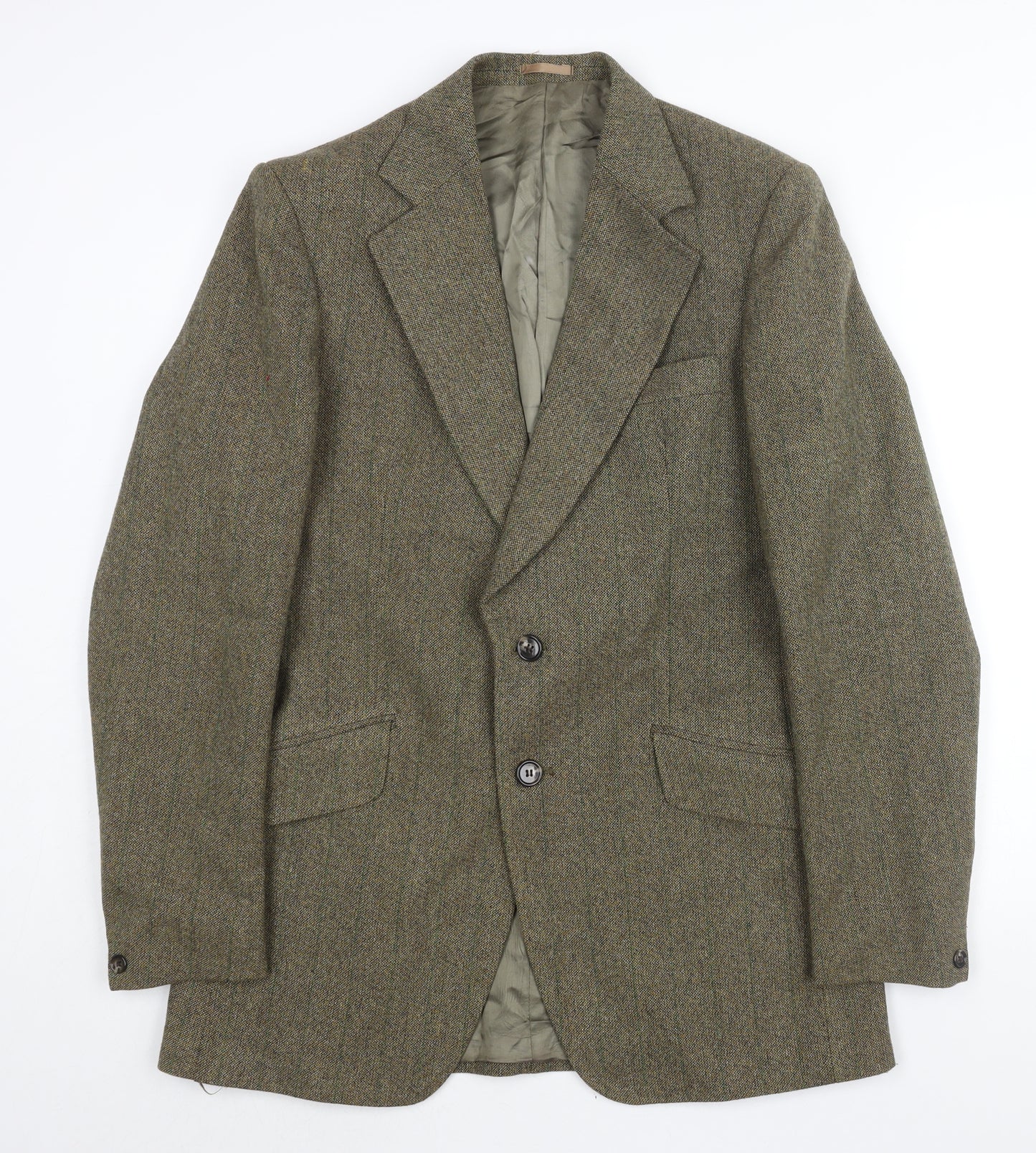 Guards Mens Green Wool Jacket Blazer Size 38 Regular