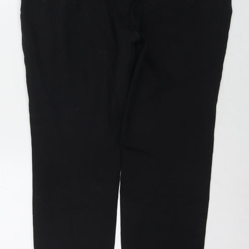 TU Womens Black Cotton Jegging Jeans Size 16 L28 in Regular