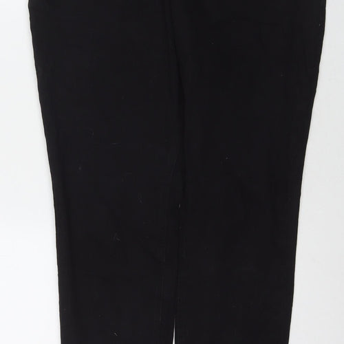 TU Womens Black Cotton Jegging Jeans Size 16 L28 in Regular