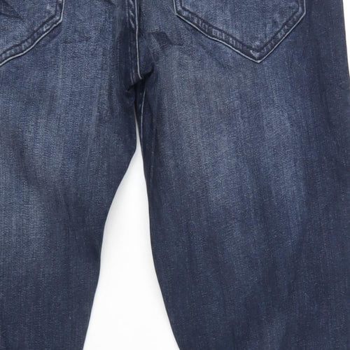 GUESS Mens Blue Cotton Skinny Jeans Size 36 in L33 in Regular Zip