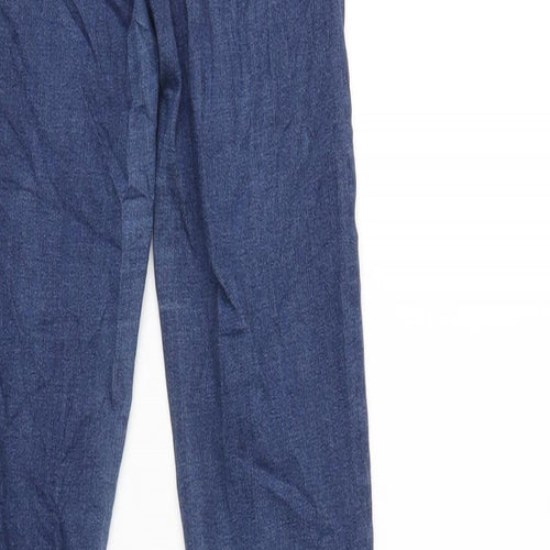 Denim & Co. Womens Blue Cotton Skinny Jeans Size 8 L32 in Regular Zip