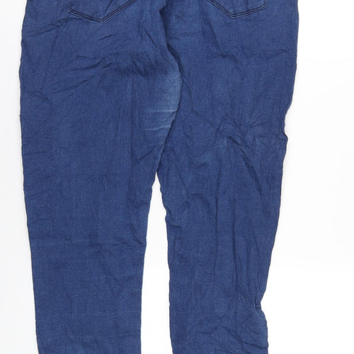 PEP&CO Womens Blue Cotton Jegging Jeans Size 16 L29 in Regular