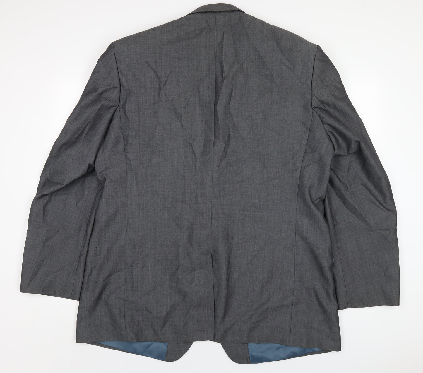 Centaur Mens Grey Polyester Jacket Blazer Size 48 Regular