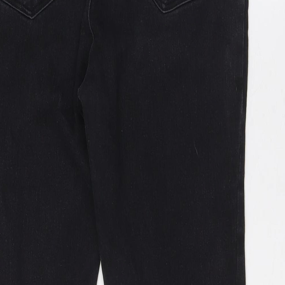 George Womens Black Cotton Jegging Jeans Size 14 L28 in Regular