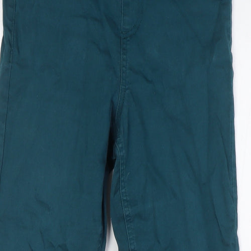 Marks and Spencer Womens Green Cotton Jegging Jeans Size 8 L28 in Regular