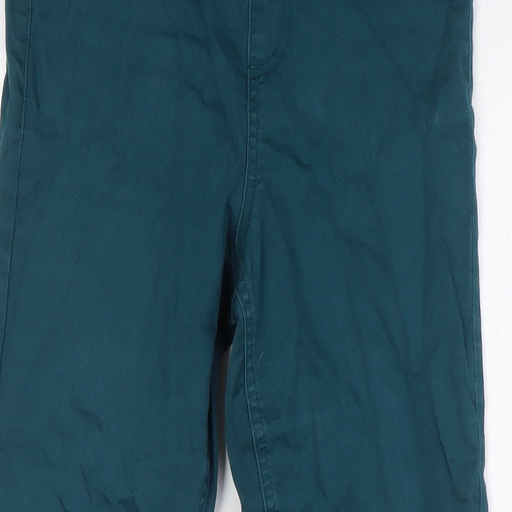 Marks and Spencer Womens Green Cotton Jegging Jeans Size 8 L28 in Regular