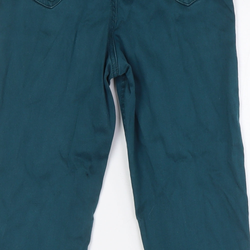 Marks and Spencer Womens Green Cotton Jegging Jeans Size 8 L28 in Regular