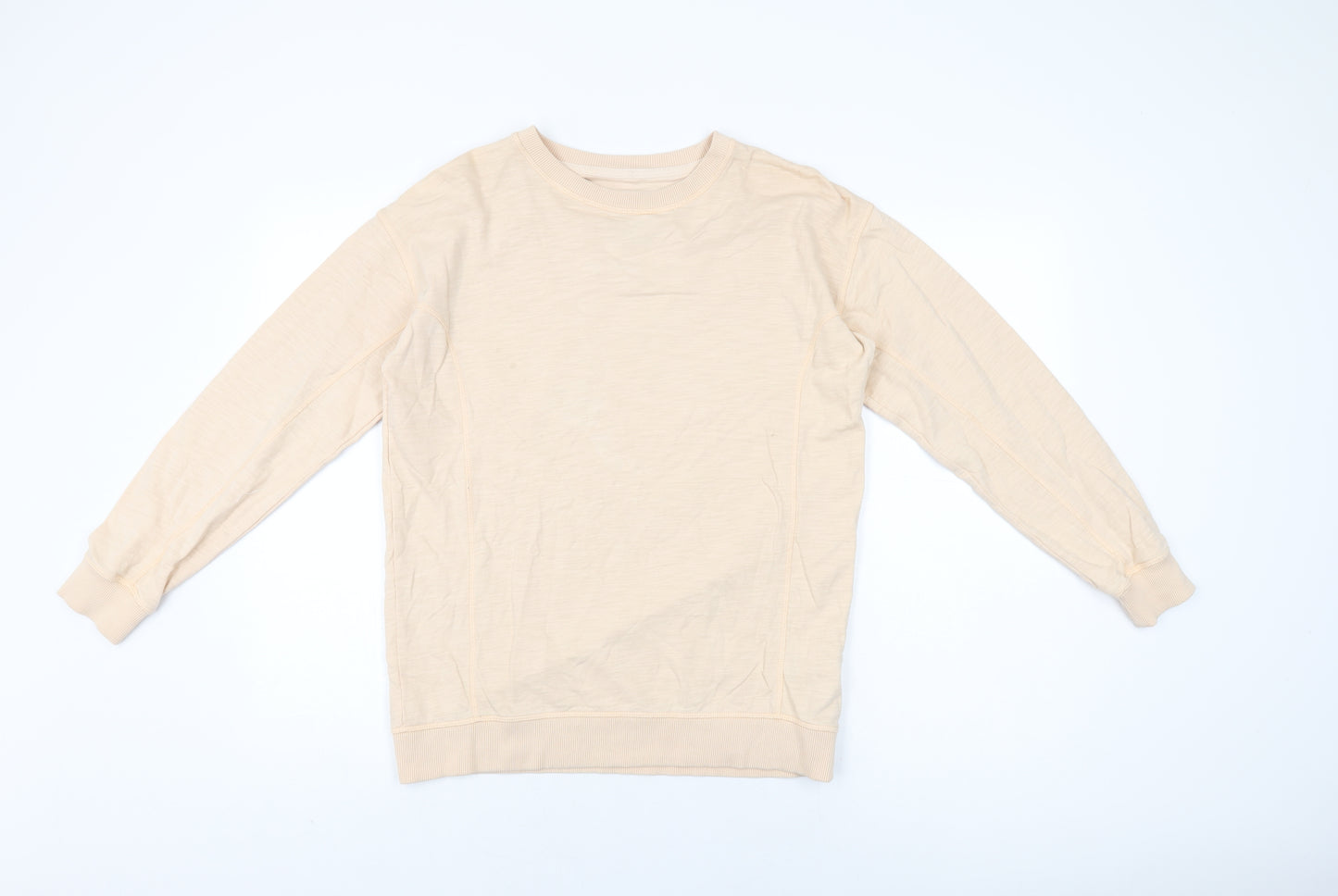 Fat Face Mens Beige Cotton Pullover Sweatshirt Size S