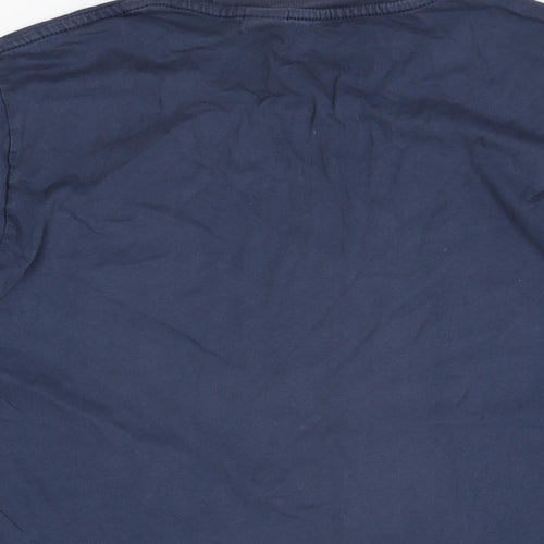 Levi's Mens Blue Cotton T-Shirt Size M Round Neck