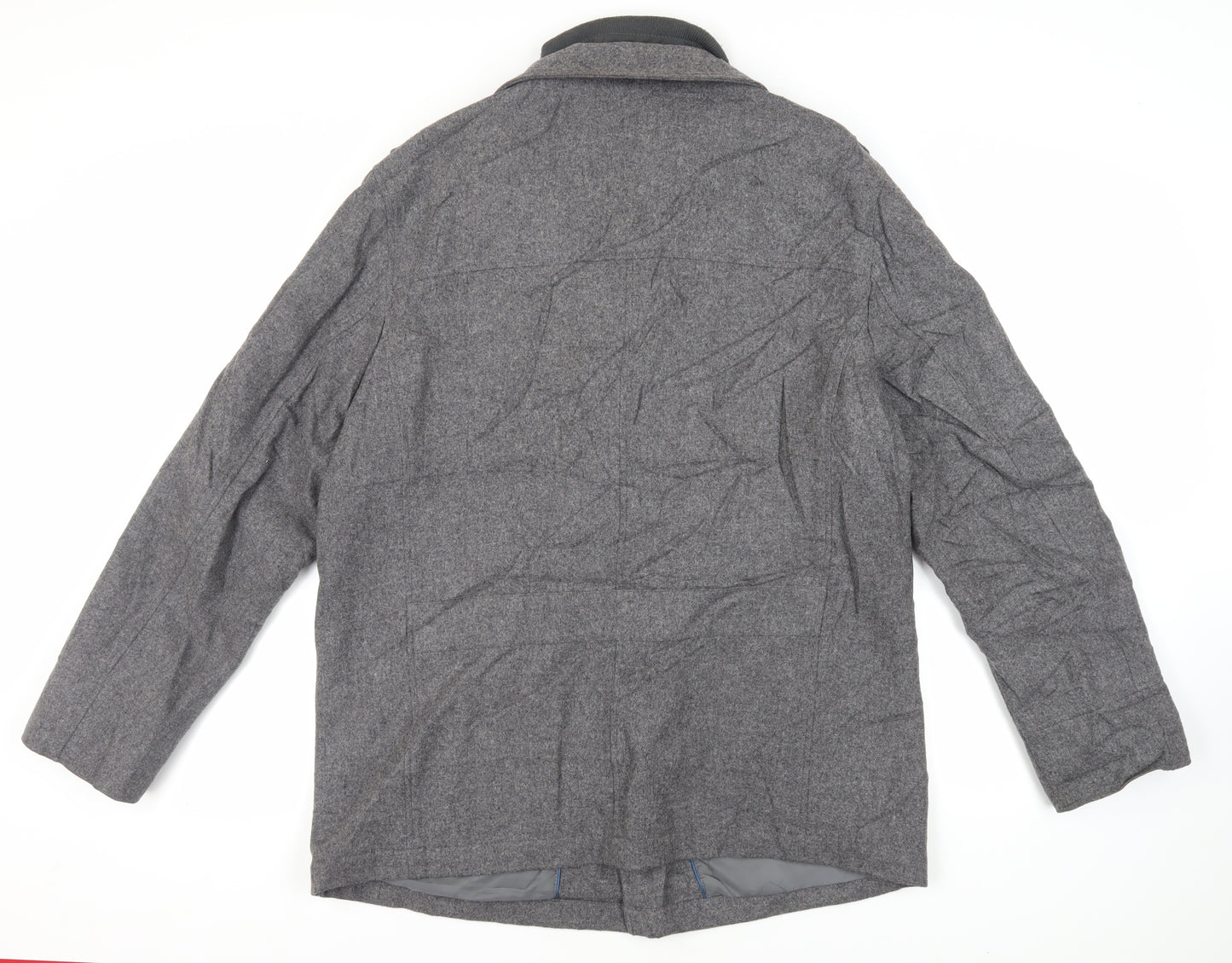 Autograph Mens Grey Jacket Size L Zip