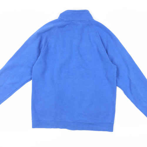 Bruntwood Mens Blue Cotton Full Zip Sweatshirt Size S - Vintage