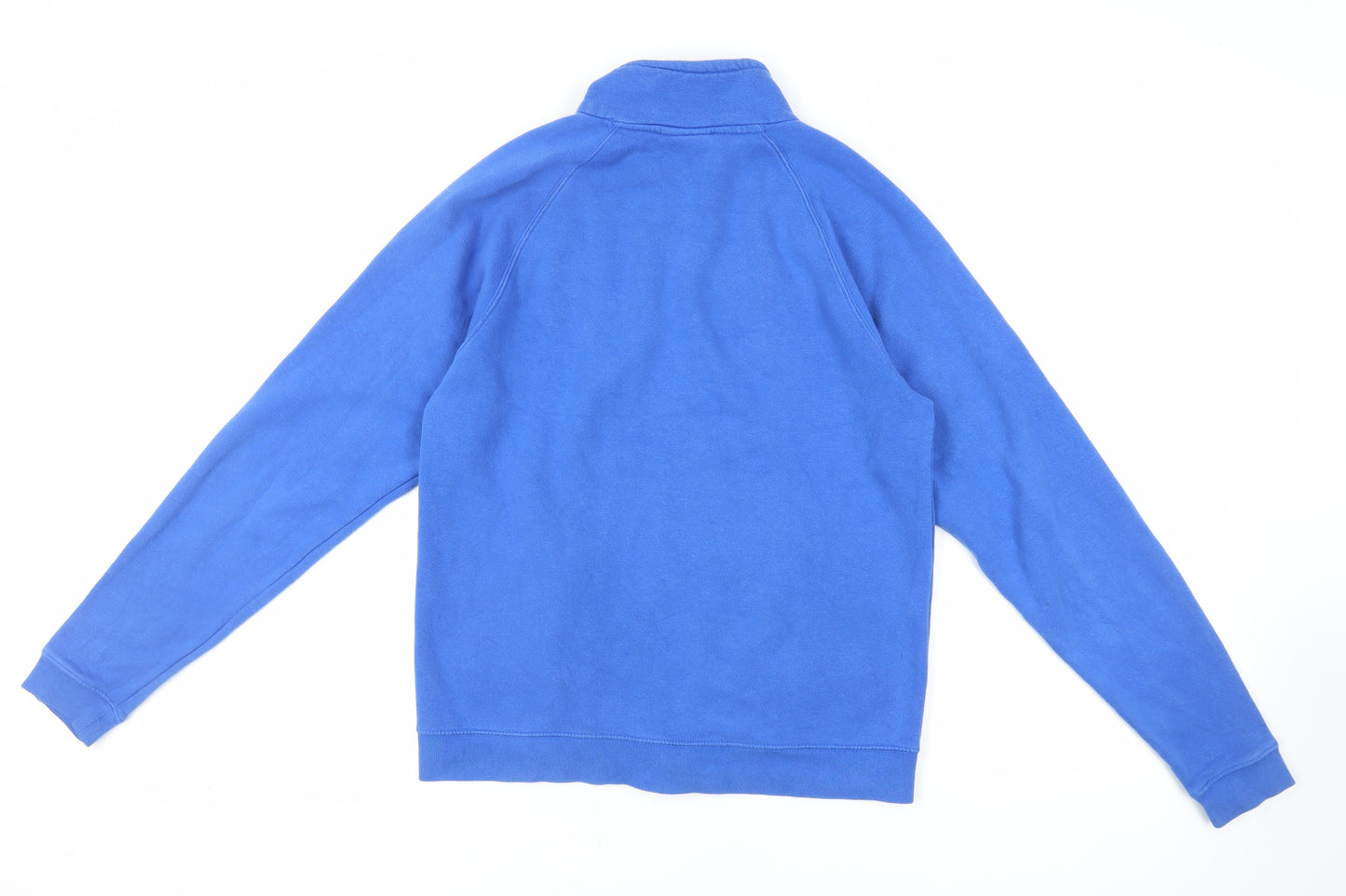 Bruntwood Mens Blue Cotton Full Zip Sweatshirt Size S - Vintage