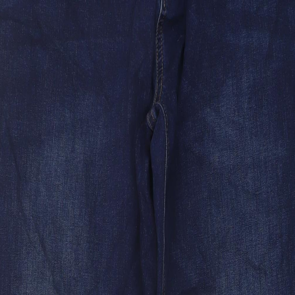 NEXT Mens Blue Cotton Straight Jeans Size 36 in L32 in Regular Button