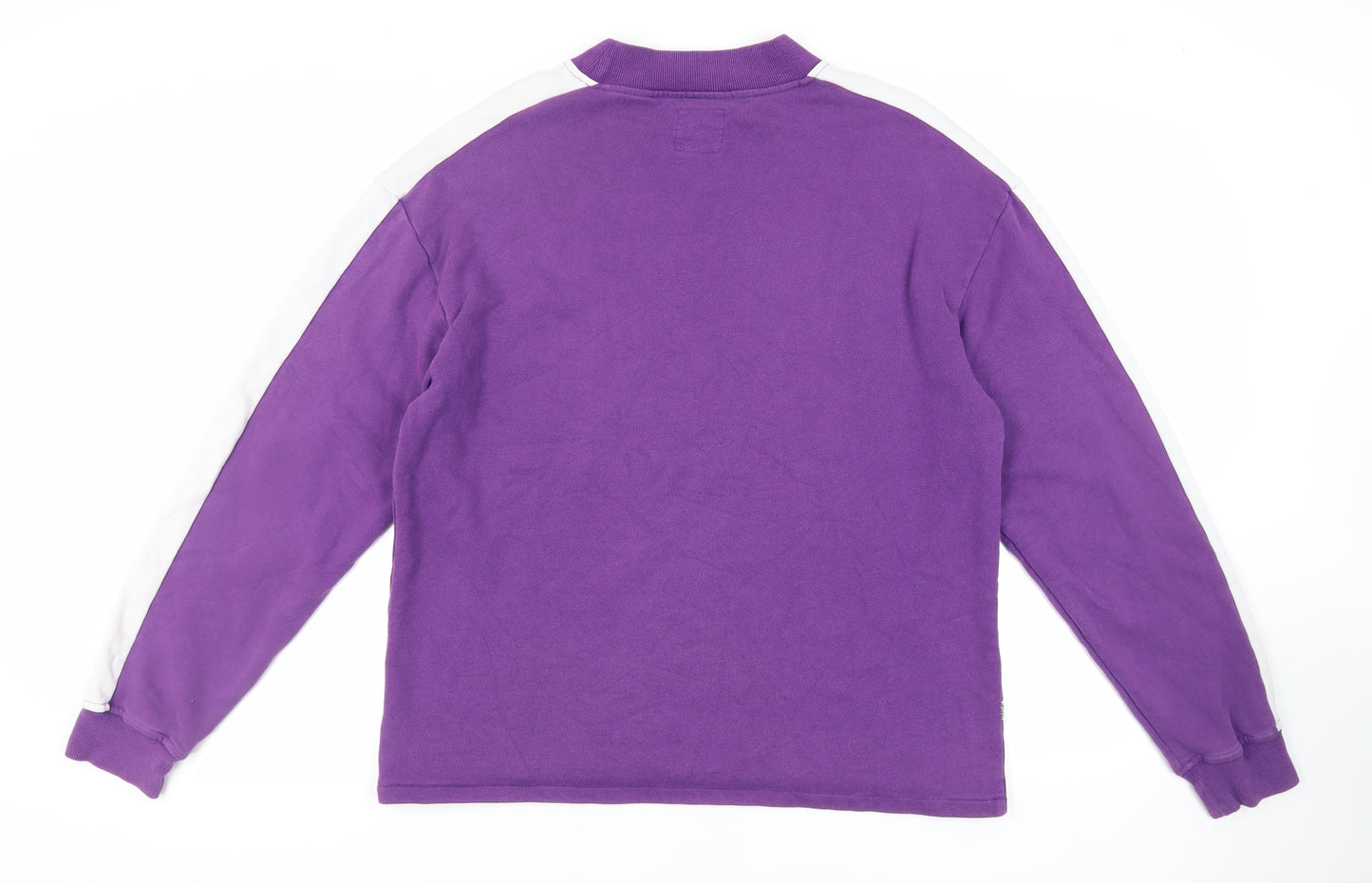 Fairplay Mens Purple Cotton Pullover Sweatshirt Size L