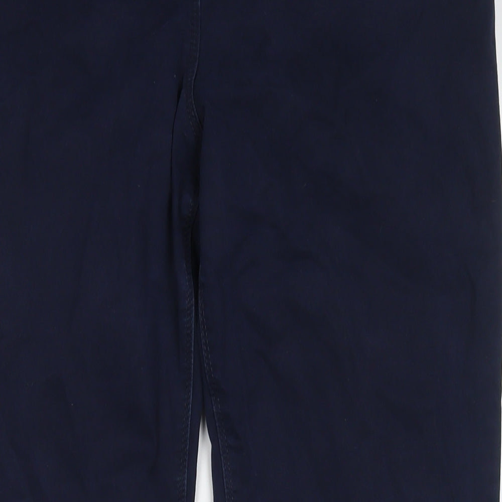 George Womens Blue Cotton Straight Jeans Size 16 L28 in Regular Zip