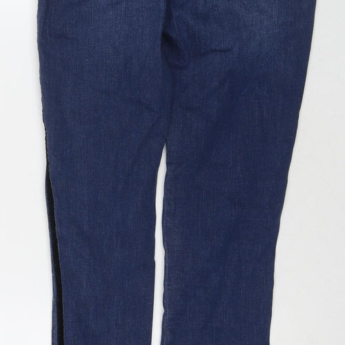 Khost Womens Blue Cotton Skinny Jeans Size 8 L27 in Regular Zip