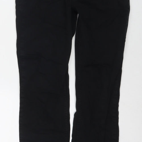 Denim & Co. Mens Black Cotton Straight Jeans Size 30 in L30 in Regular Zip