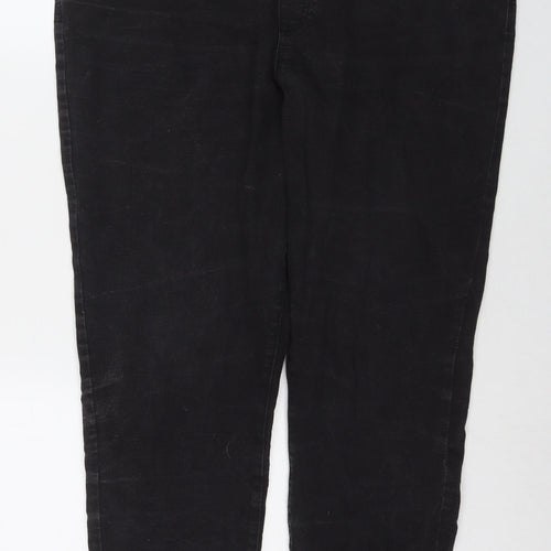 PEP&CO Womens Black Cotton Jegging Jeans Size 20 L27 in Regular