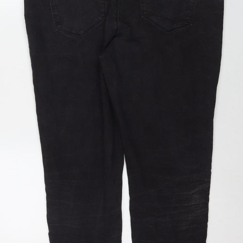 PEP&CO Womens Black Cotton Jegging Jeans Size 20 L27 in Regular