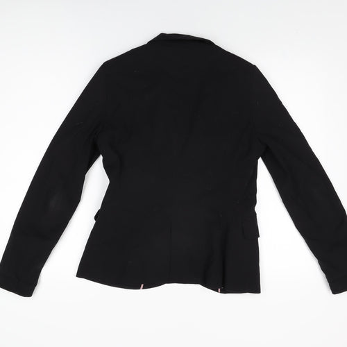 Stradivarius Womens Black Jacket Blazer Size S Button