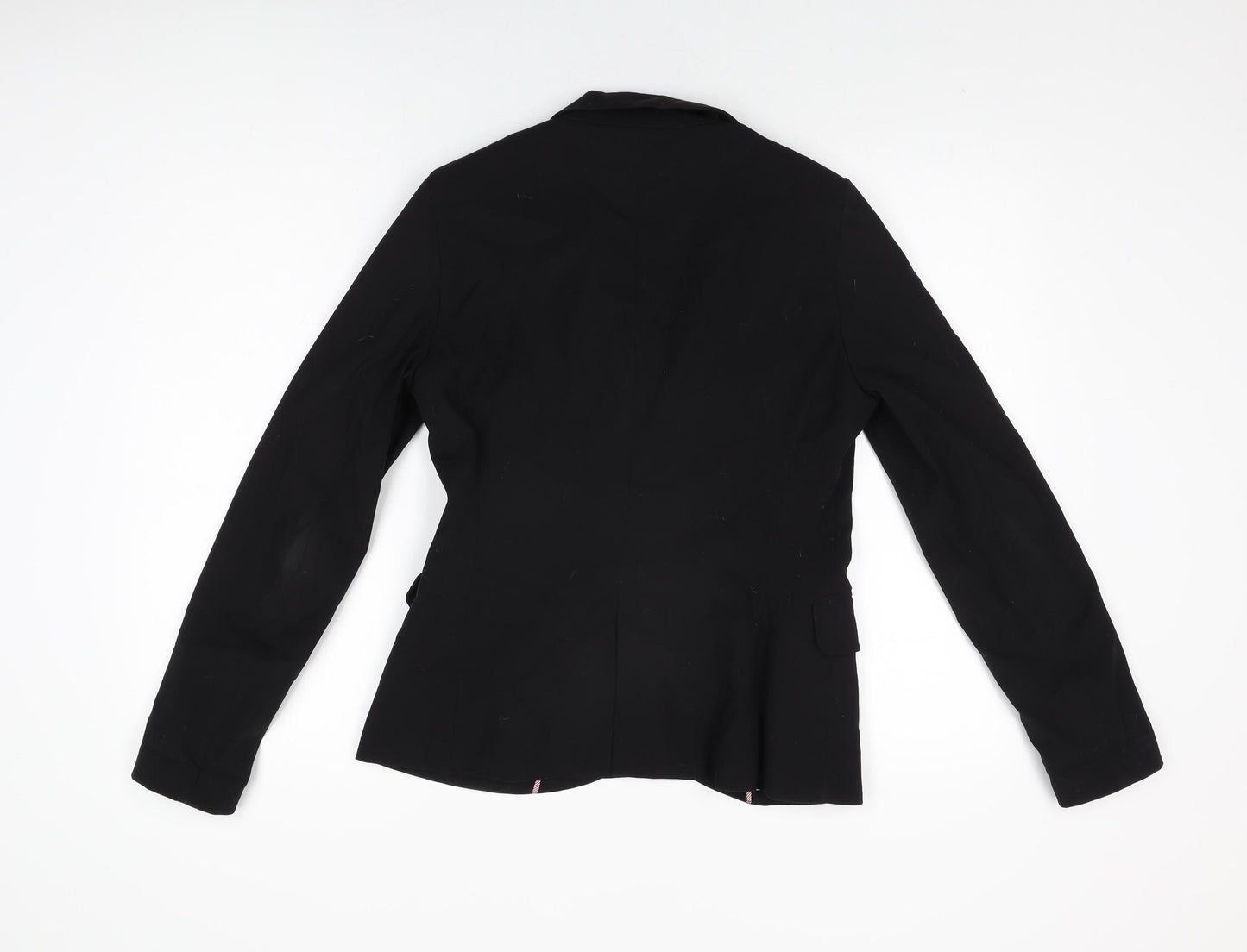 Stradivarius Womens Black Jacket Blazer Size S Button