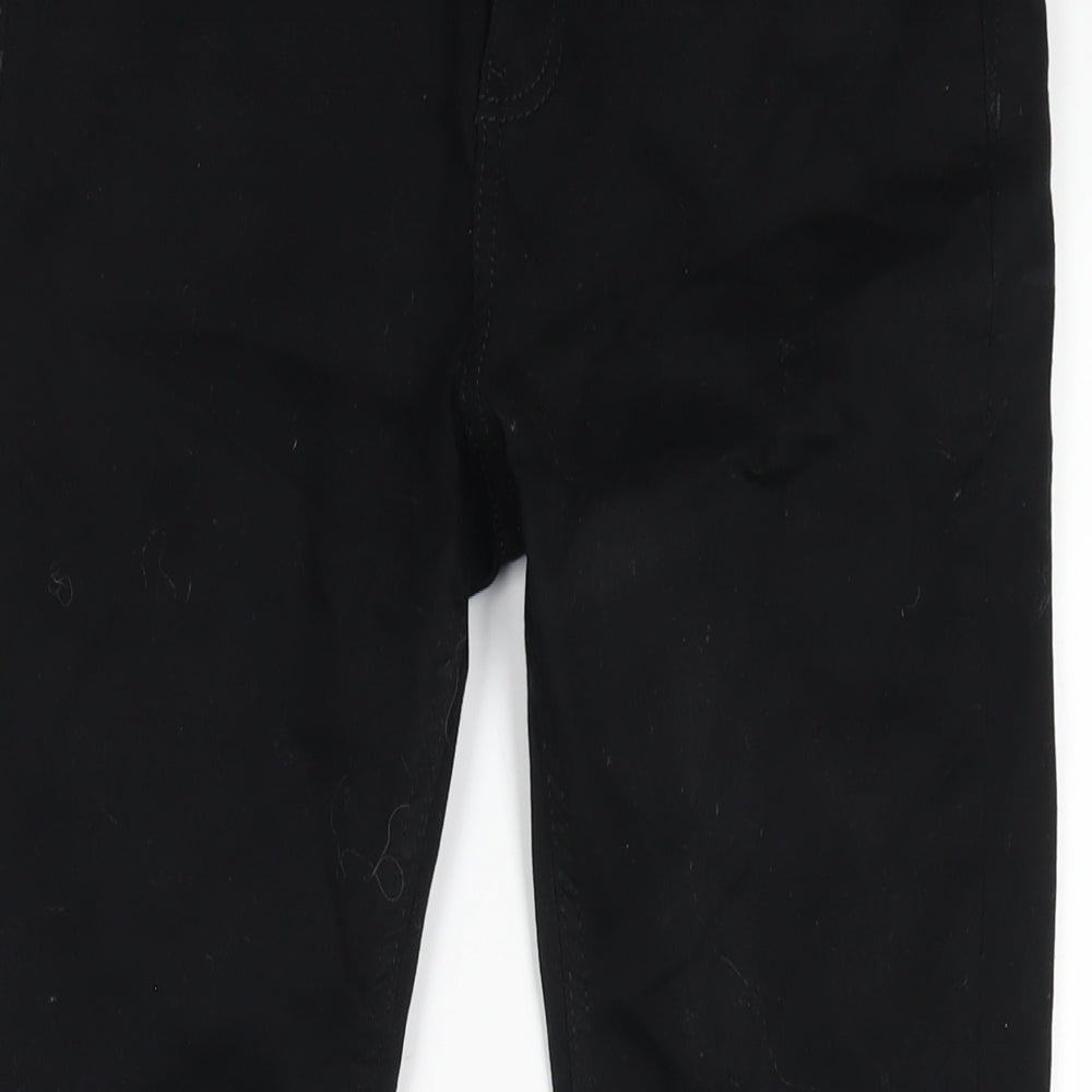 River Island Womens Black Cotton Skinny Jeans Size 10 L30 in Regular Zip