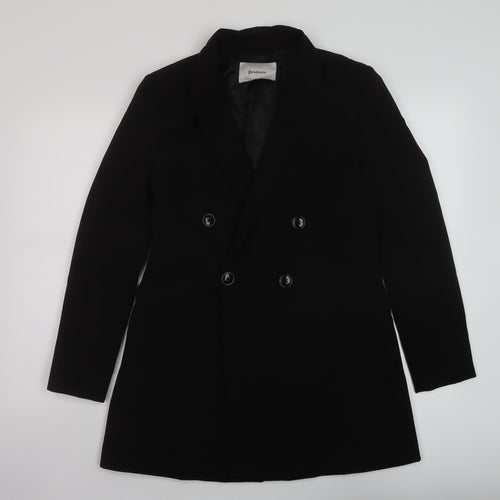 Stradivarius Womens Black Jacket Size M Button