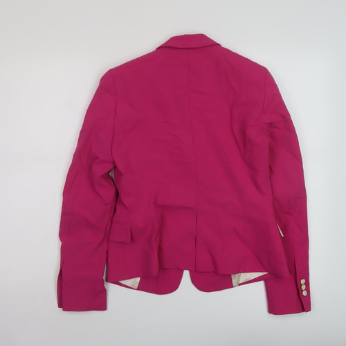 Zara Womens Pink Jacket Size S Button